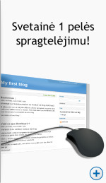 Susikurkite svetainę vienu spustelėjimu