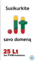 .lt domenai sumažinta kaina!